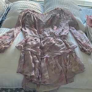 LoveShackFancy Popover Mini Dress